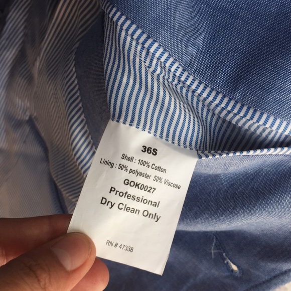 Tommy Hilfiger light blue blazer - Picture 7 of 7